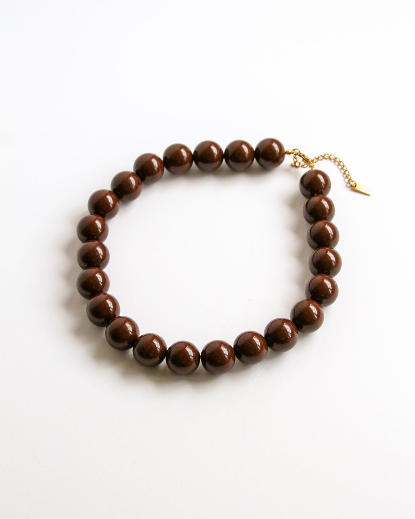Cocoa Beaded Necklace