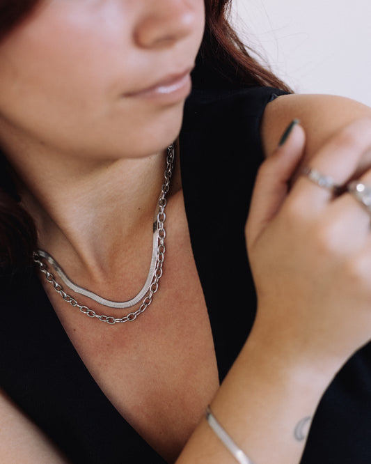 Delaya Chain in silver