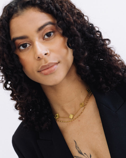 Ciara Necklace in gold
