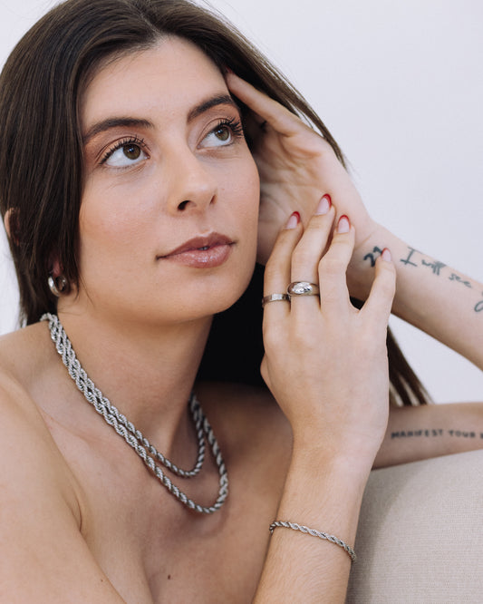 Aria Necklace in silver
