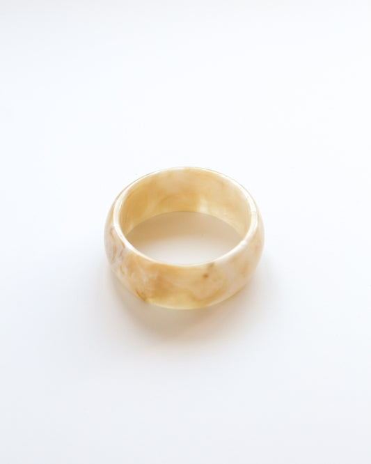 Cream Bangle Bracelet
