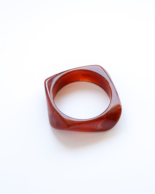 Espresso Bangle Bracelet