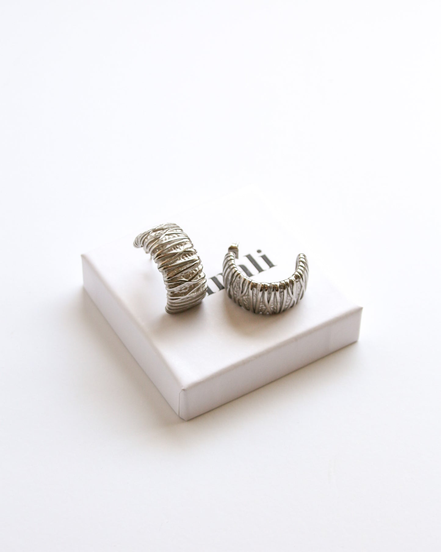 Eleanor Earrings in silver