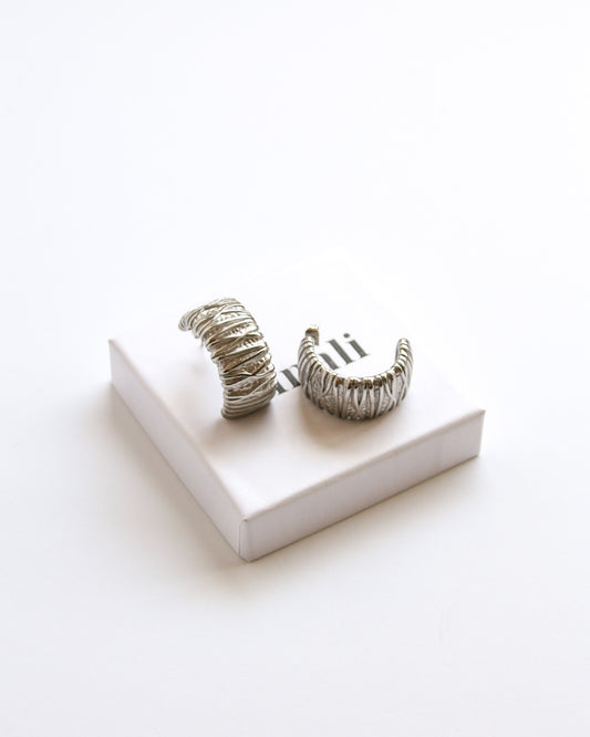Eleanor Earrings in silver