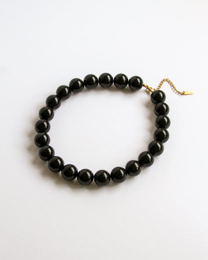 Onyx Beaded Necklace