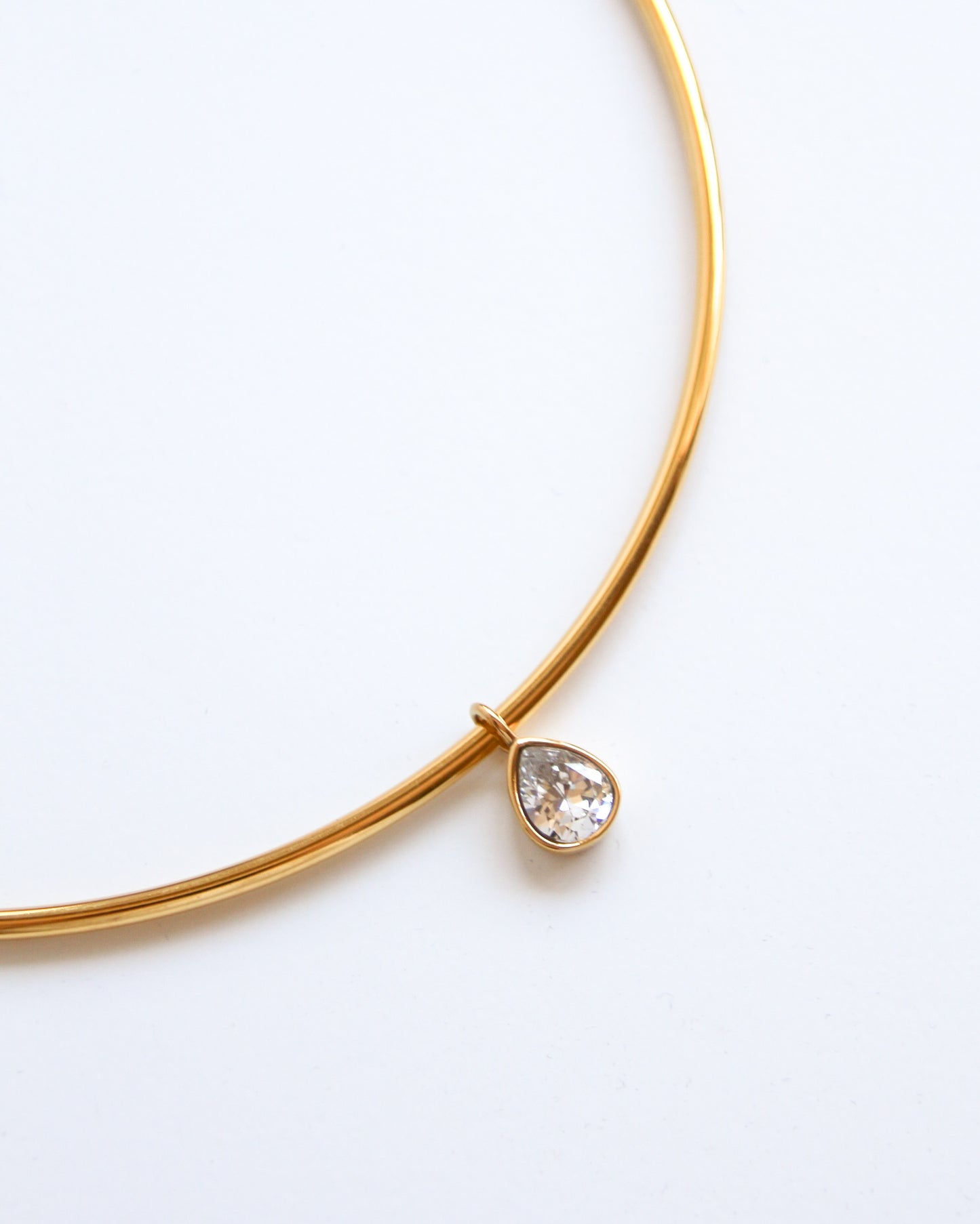 Belle Drop Necklace in gold