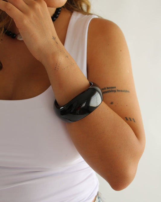 Noir Bangle Bracelet