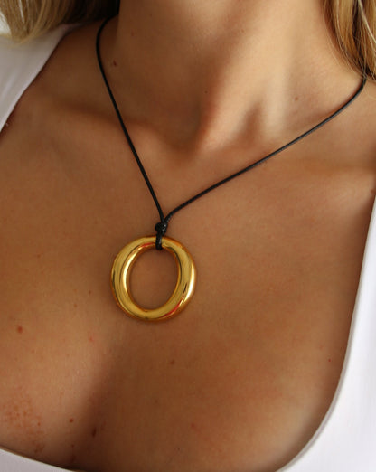 Ayla Necklace in gold