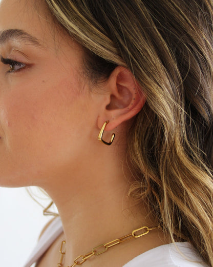 Alba Earrings in gold
