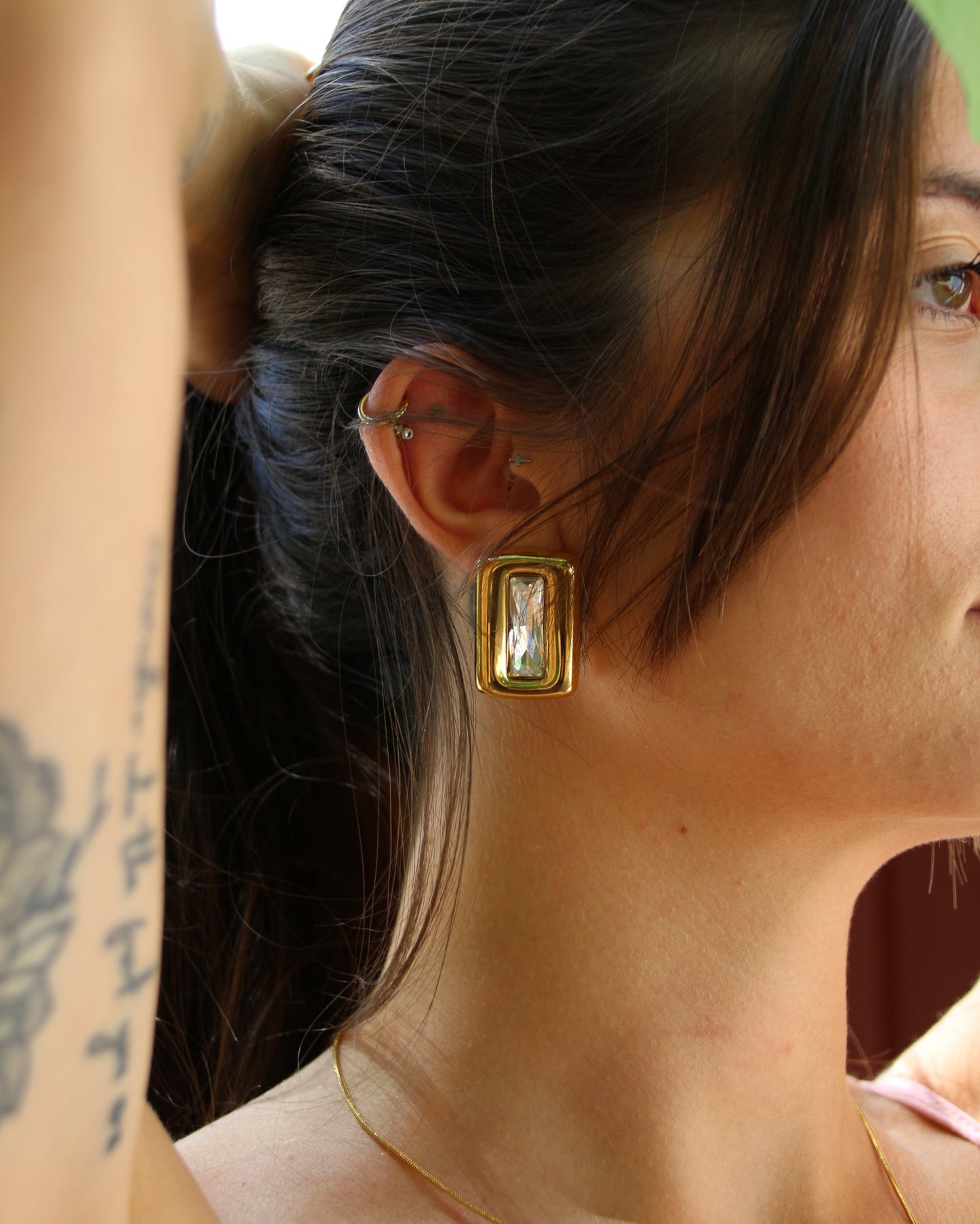 Vega Earrings in gold