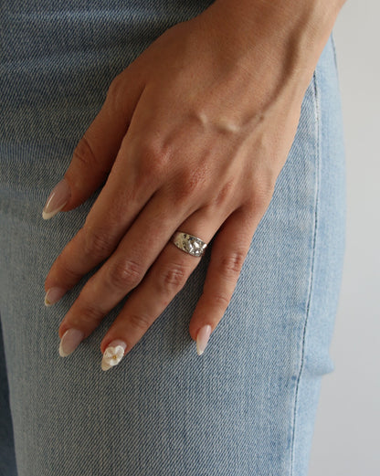 June Ring in silver