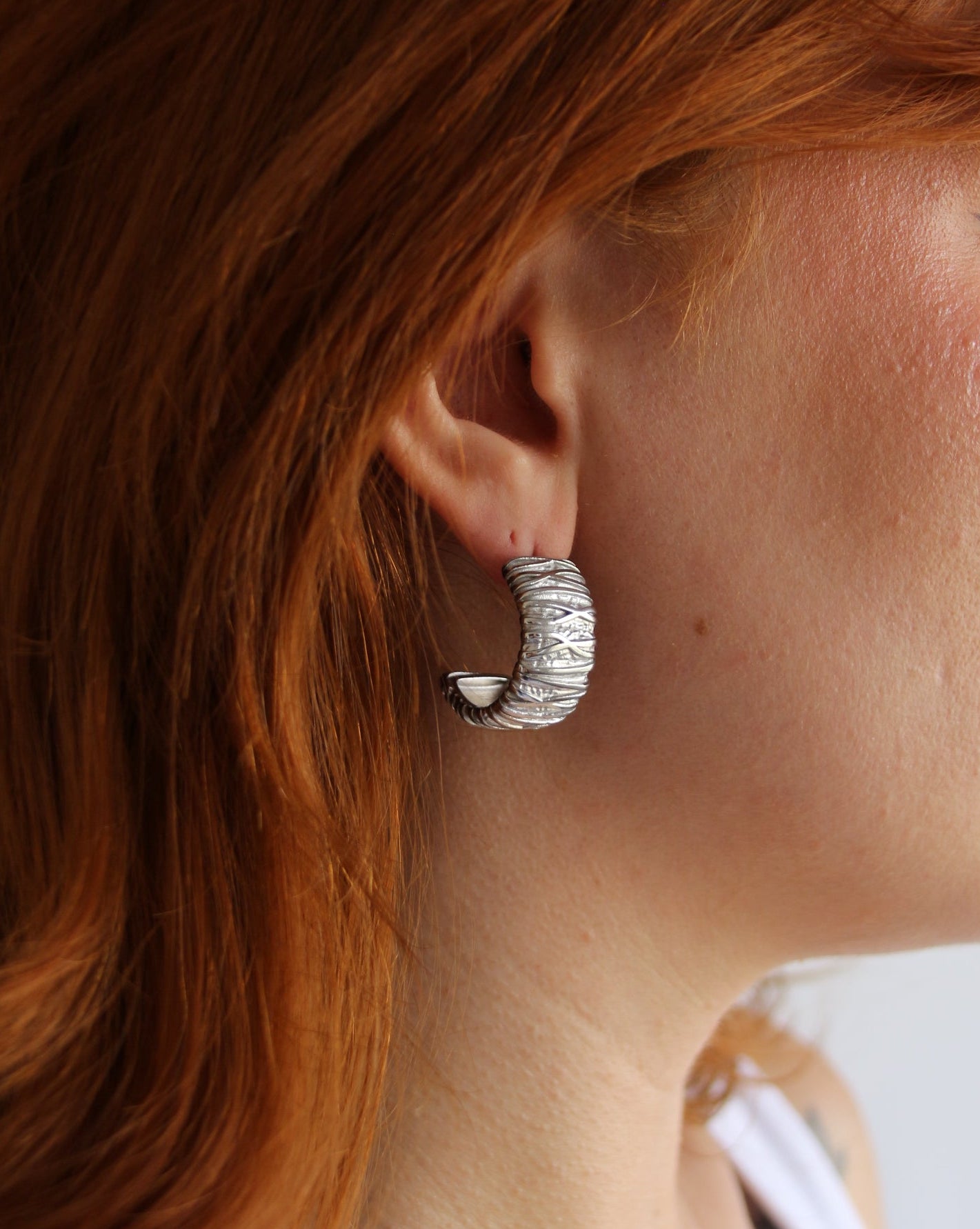 Eleanor Earrings in silver