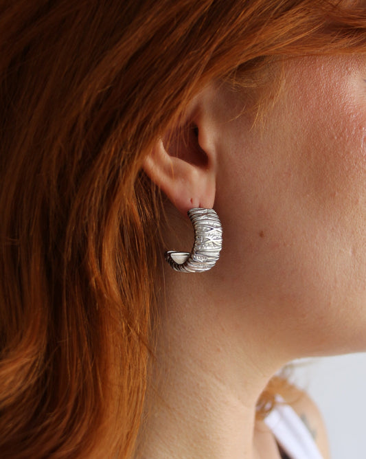 Eleanor Earrings in silver