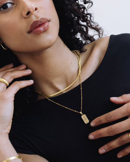 Serenity Necklace in gold