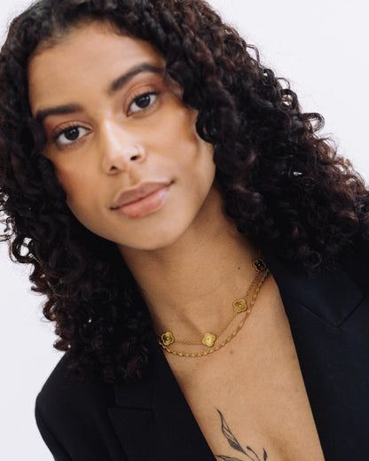 Ciara Necklace in gold