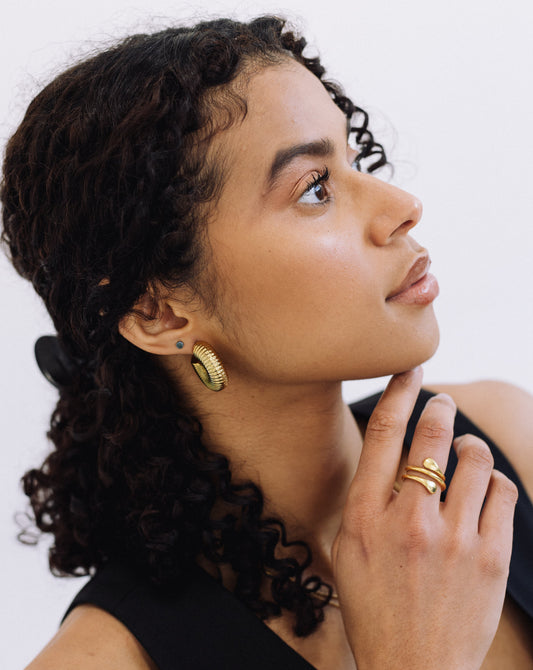 Audrey Earrings in gold