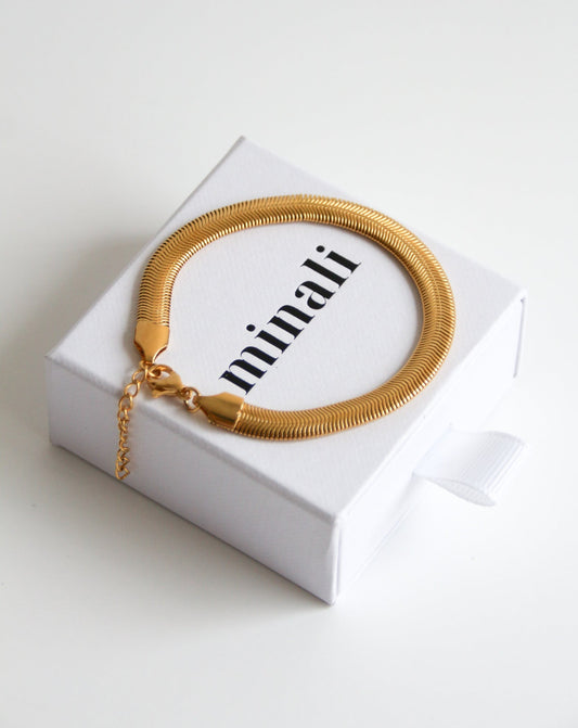 Snake Bracelet in gold